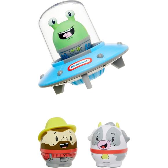 Little Tikes Toddle Tots Far Out Farm Toddler Playset Spaceships 3 Characters - Picture 8 of 8